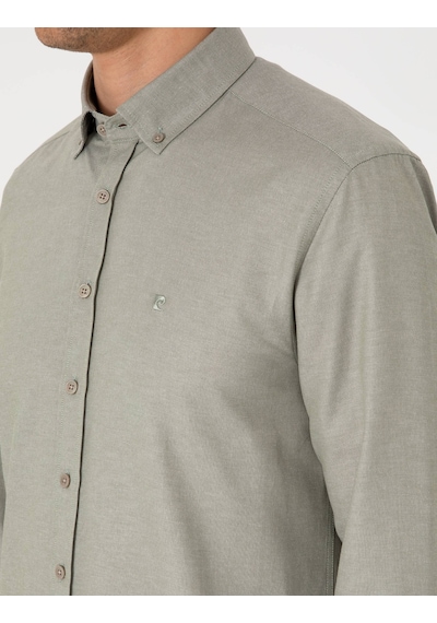 Pierre Cardin Erkek Haki Gömlek Desenli 50306996-vr027 Haki