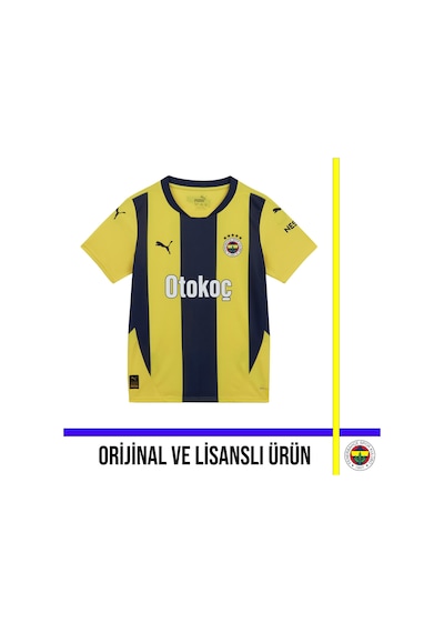 Fenerium Fenerbahçe Lisanslı 24-25 Çubuklu Çocuk Forması Sarı - Lacivert