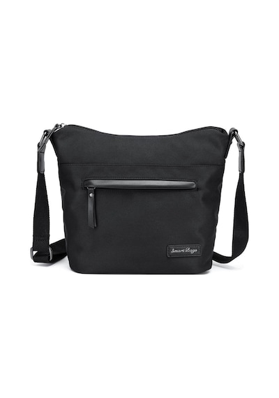 Smart Bags Twill Dimi Kumaş Postacı Kadın Çantası 3327 Siyah