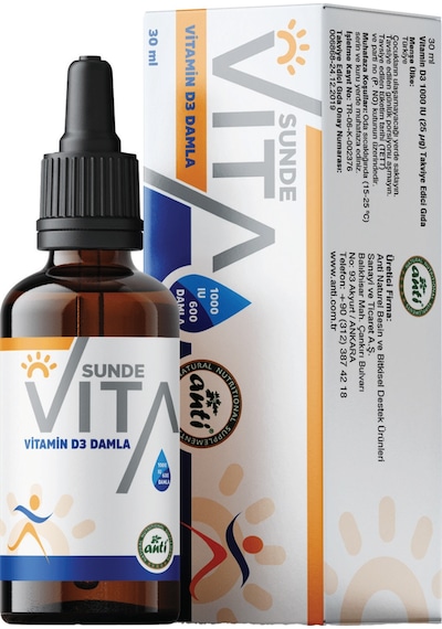 Sunde Vita D3 Damla 30 Ml