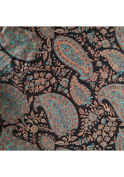 Hedea Baharat Yolu Saten Fular 70x70 Cm Çok Renkli