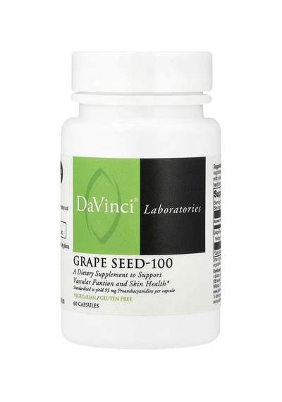 Davinci Laboratories, Grape Seed-100, 100 Mg, 60 Capsules