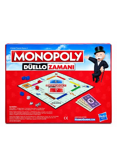 Monopoly Düello Zamanı Lisanslı Oyun 1 Adet