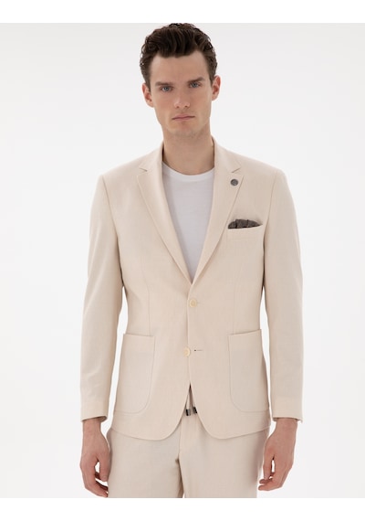 Pierre Cardin Erkek Bej Takım Elbise 50302416-vr011 Bej