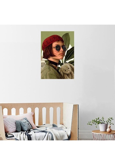 Leon Mathilda Yapışkanlı 21x30 Poster Sticker Etiket Çok Renkli