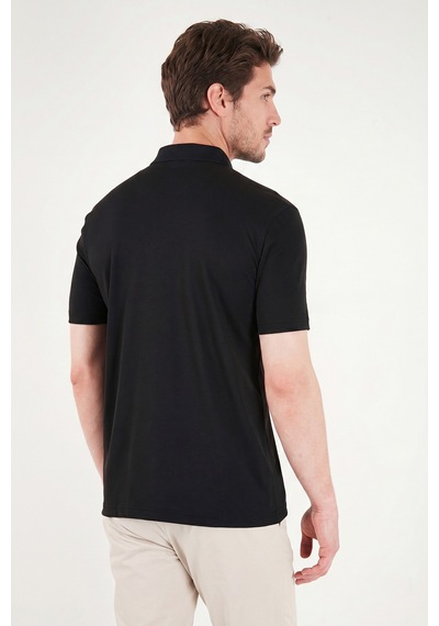 Buratti Pamuklu Regular Fit Göğüs Cepli Düğmeli Polo T Shirt Erkek Polo T Shirt 4565001 Siyah Buratti Pamuklu Regular Fit Göğüs Cepli Düğmeli Polo T Shirt Erkek Polo T Shirt 4565001 Siyah