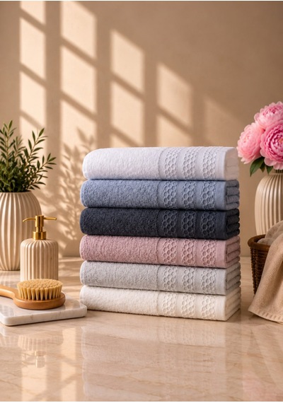 Home Mutfak Havlusu % 100 Pamuklu 30x50 12 Adet Açık Bej
