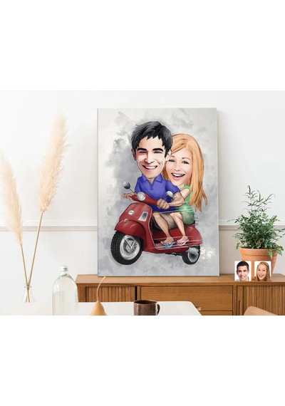 BK-VIP Sevgililer Günü Özel Fotoğraflı Kanvas Tablo