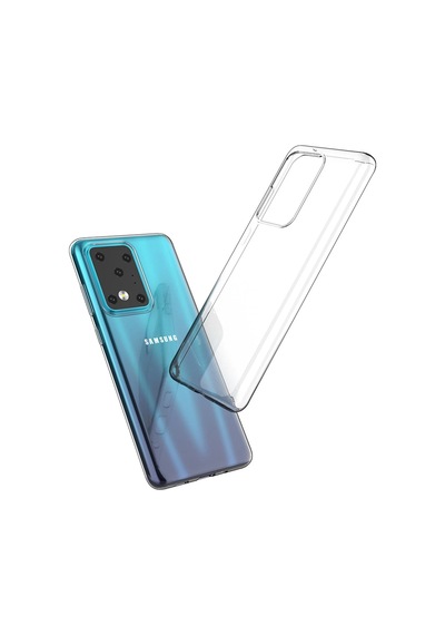 Cosmotex Newface Samsung Galaxy Uyumlu  S20 Ultra Kılıf Lüx Şeffaf Silikon