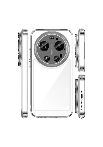 Adige Xiaomi 17 Ultra Kılıf Silikon Şeffaf
