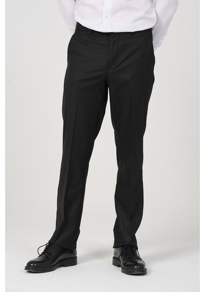 Erkek Regular Fit Kumaş Pantolon Siyah