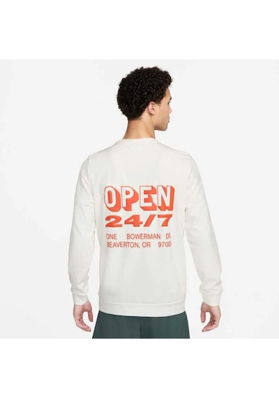 Nike Dri-fıt Fleece Long Sleeve Crew Gfx