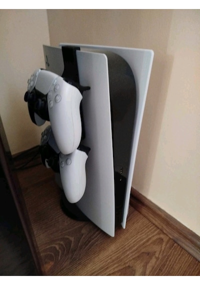 Ps5 Uyumlu 2'li Kol Tutucu Aparat, Ps5 Konsol Aparatı, Ps5 Joystick Standı Siyah