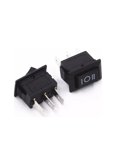 100 ADET IC-125B-5 MİNİ (S) IŞIKSIZ ANAHTAR ON-OFF-ON 3P 3 KADEME