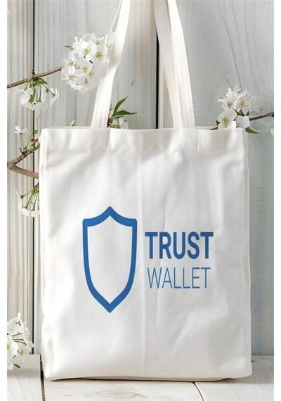 Art Hediye Trustwallet Baskılı Bez Çanta Kişiye Özel Model 1 Çok Renkli