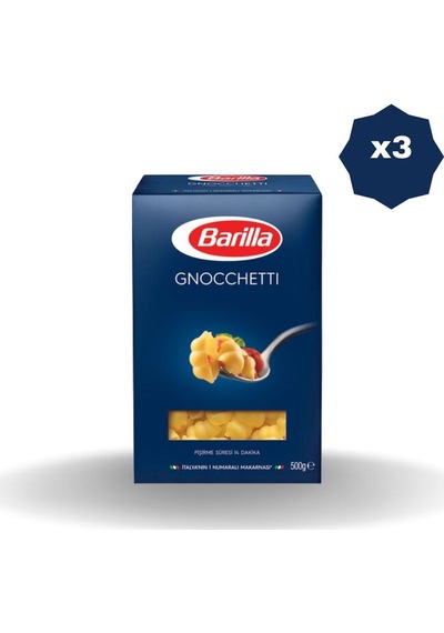 Barilla Deniz Kabuğu Makarna 500 Gr X 3 Adet