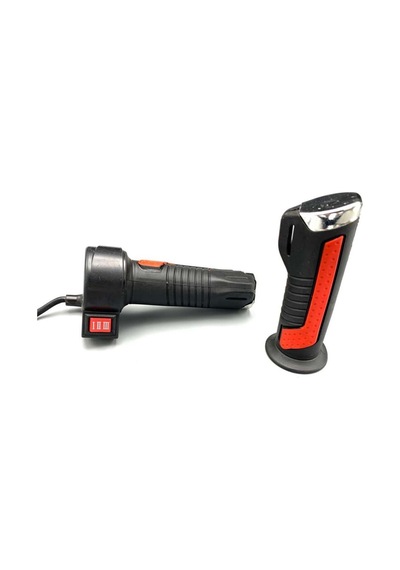 E-bike Gaz Kolu Siyah Kırmızı 3 Vitesli Diğer