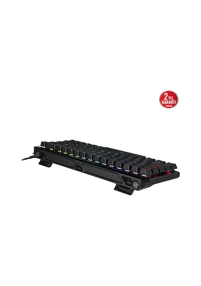 Asus Rog Falchıon Ace Hfx Rog Hfx Manyetik Switch Kablolu Rgb Türkçe Q Siyah Mekanik Gaming Klavye