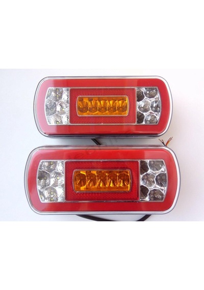 Neon Led Arka Stop Lambası Takımı Sağ Sol 24 Volt Üniversal
