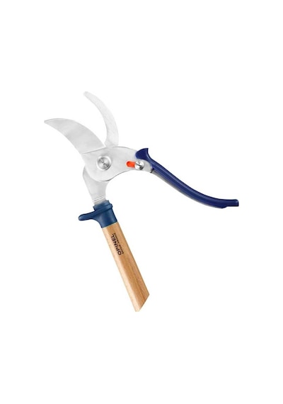 Opinel Kamp Mavi Saplı Budama Makası Kahverengi