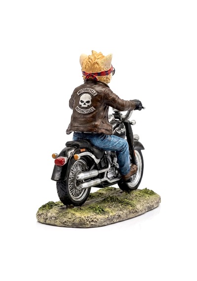 Motosikletli Minyatür Asi Kedi Biblosu Biker Cat