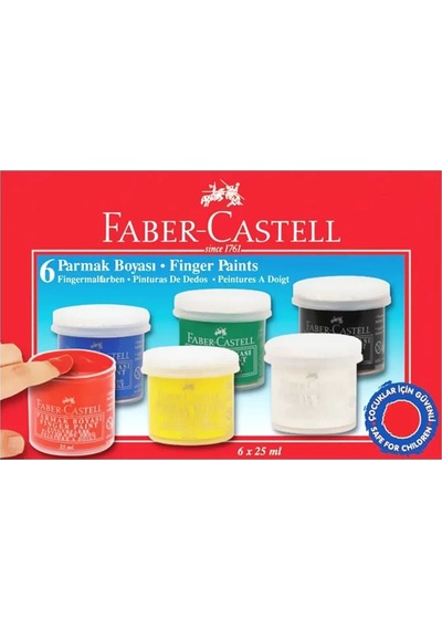 Faber-castell Parmak Boyası 6 Renk 160402