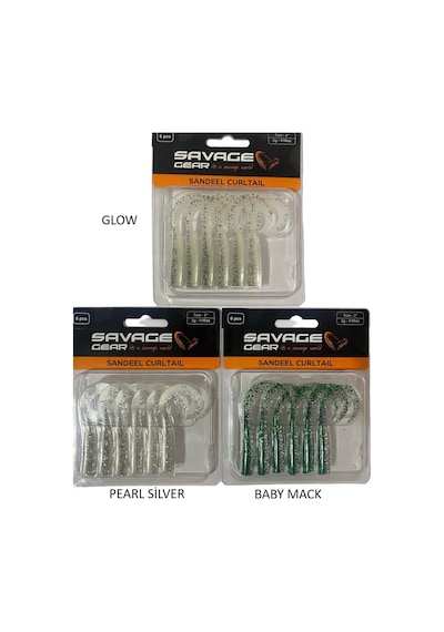 Savage Gear Lb Sandeel Curltail Silikon Yapay Yem 7cm 2gr 6 Adet