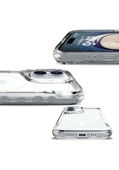 Apple Uyumlu iPhone   16 Kılıf   Magsafe Şarj Özellikli T-max Magsafe Kapak