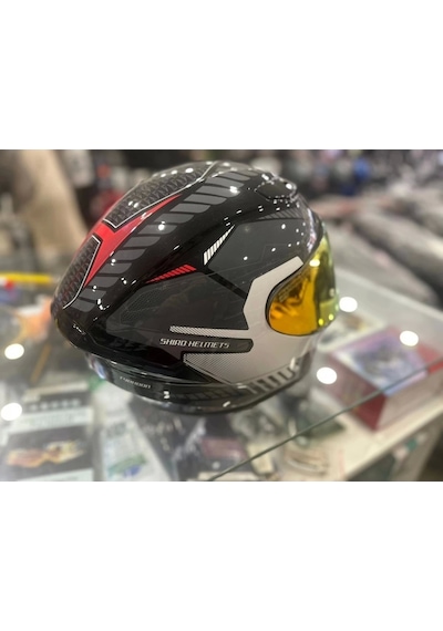 Shiro Kask Shiro Sh-870 Fighter Typhoon Motosiket Kaskı Gri - Siyah