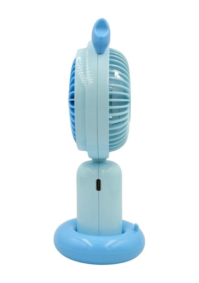 Bigmate Mini El Fanı Taşınabilir Serinletici Işıklı Şarjlı Vantilatör 2 Kademeli Hız Ayarı Ym88178