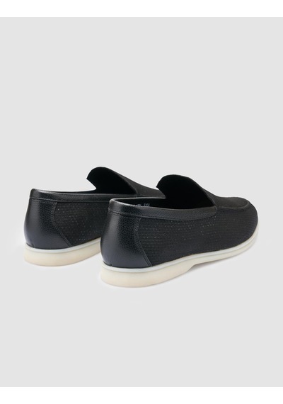 Cabani Leros Triko Siyah Erkek Loafer