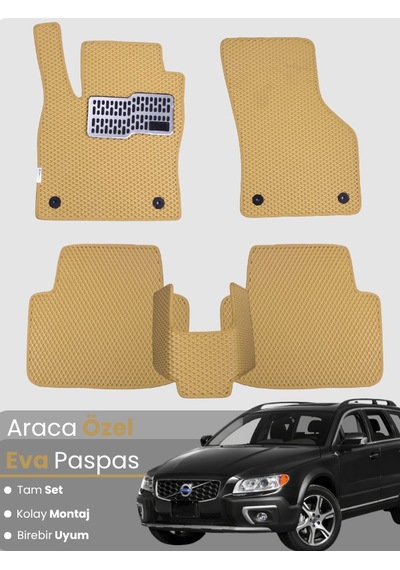 Volvo Xc70 2007-2016 Uyumlu Eva Paspas Tam Set Oto Paspas,araca Özel,tam Koruma,kolay Montaj 181