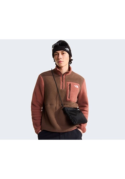 The North Face M Yumıorı 1/4 Zıp Erkek Outdoor Çeyrek Fermuarlı Polar Üst Nf0a883suh01 Kahverengi