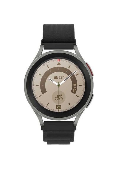 Galaxy Watch 42mm Uyumlu Krd-74 20mm Hasır Kordon Fpt Beyaz