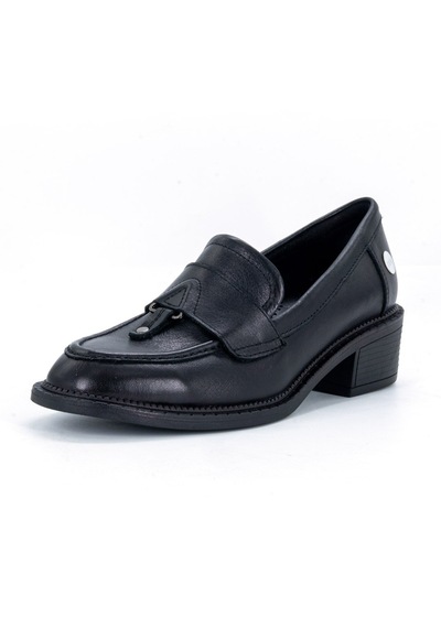 Mammamia D25ka-7210 Siyah Hakiki Deri Kalın Topuklu 4cm Kadın Casual Klasik Ayakkabı Siyah Mammamia D25ka-7210 Siyah Hakiki Deri Kalın Topuklu 4cm Kadın Casual Klasik Ayakkabı Siyah