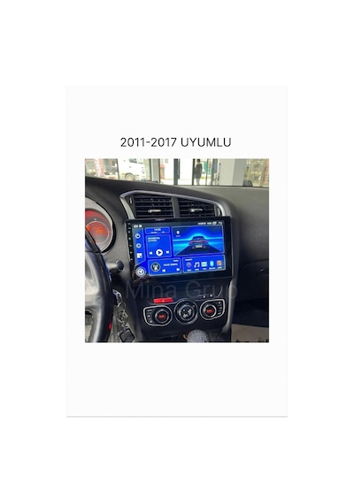 Snp Serisi Citroen C4 2011-2017 Uyumlu 10" Android Multimedya Ekran 6-128 Gb Hafıza Carplay & Android Auto Geri Görüş Kamerası li 10"