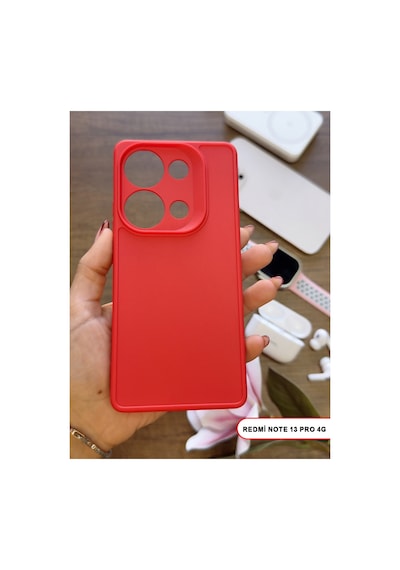 Redmi Note 13 Pro 4g Uyumlu Kamera Korumalı Darbeye Dayanıklı Renk Atmayan Keep Silikon Kılıf Mavi