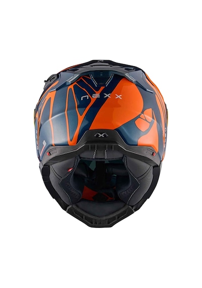 Nexx X.wst 3 B-Side Kapalı Kask Mavi - Turuncu