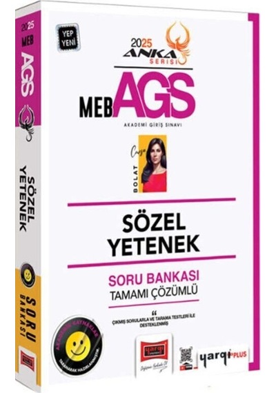 2025 Meb Ags Anka Serisi Sözel Yetenek Tamamı Çözümlü Soru Bankası Yargı Yayınları