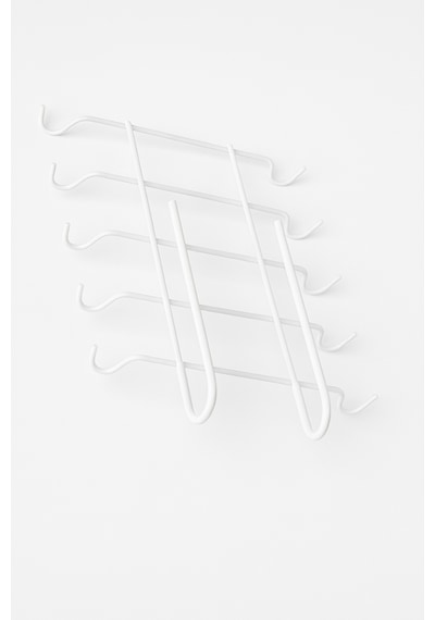 Beyaz Metal 10 Kancalı Fincan Kupa Bardak Askısı Dolap İçi Kancalı Fincan Askılığı Metal 28 X 13 Bey Diğer