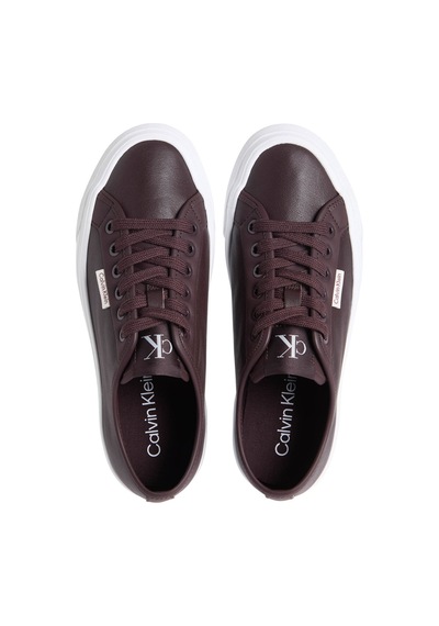 Calvin Klein Vulc Flatf Lace Up Lth Ck Bordo Kadın Sneaker 000000000102265717 Bordo Calvin Klein Vulc Flatf Lace Up Lth Ck Bordo Kadın Sneaker 000000000102265717 Bordo