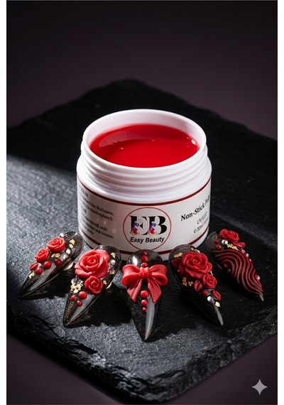 30ml Hamur Jel Kırmızı 3d Nail Art Non-stick Protez Tırnak Hamur Jel Non-stıck 5 Bordo 30ml Hamur Jel Kırmızı 3d Nail Art Non-stick Protez Tırnak Hamur Jel Non-stıck 5 Bordo