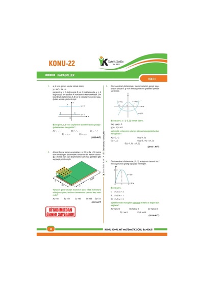 2027 YKS-AYT Matematik-Geometri ÖSYM Çıkmış Soru Bankası Konu Konu Son 9 Yıl Video/PDF Çözümlü