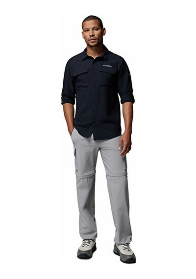 Columbia Silver Ridge Elite Ls Woven Erkek Günlük Gömlek 2160161010 Siyah