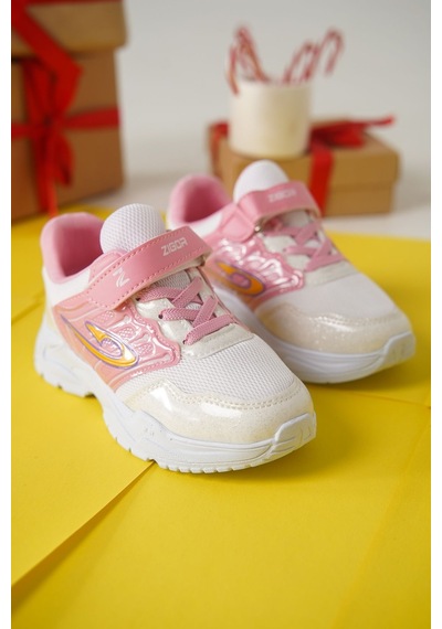Daxtors Tontik Cırtlı Çocuk Unisex Spor Ayakkabı Beyaz