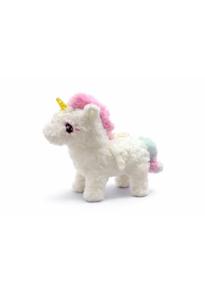 Pilli Hareketli Unicorn Oyuncak Beyaz