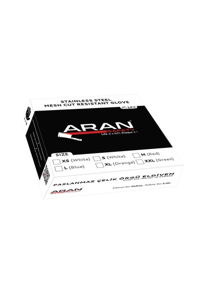 Aran Safety Cut Warder Çelik Örgü Eldiven