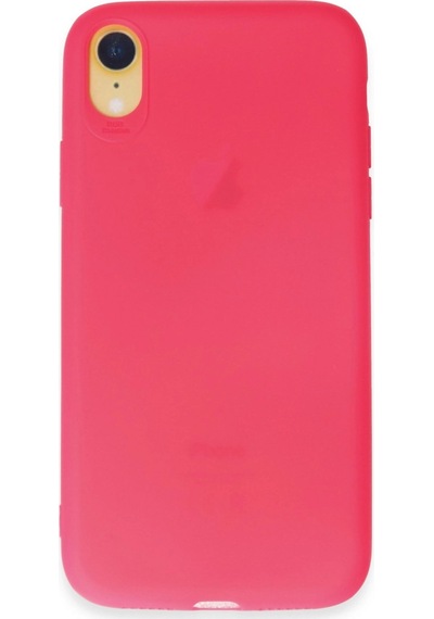 Apple Uyumlu iPhone Xr Kılıf First Silikon Pembe\