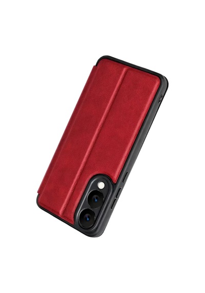 Galaxy Uyumlu S25 Edge Flip Cover - Kırmızı standart