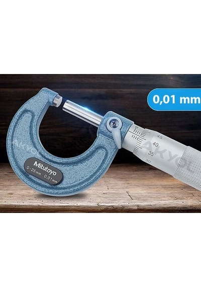 Mitutoyo 103-137 Mekanik Mikrometre 0-25 Mm